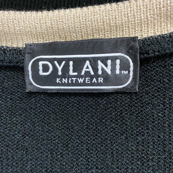 Dylani Black Knit Cardigan, Sweater Full Zip Long Sleeve Small - Picture 5 of 8